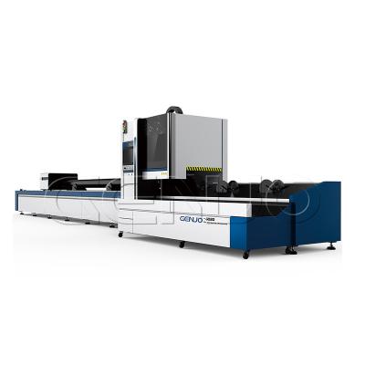 China High Power 1500w Heavy Duty Metal Sheet CNC Loading Automated Fiber Laser Tube Cutting Machine Price for sale