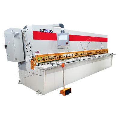 China Beam Automatic Shear Metal Sheet Cutter Sale Double-machine Swing Machine CNC Hydraulic Servo Shear Cutting Machine for sale