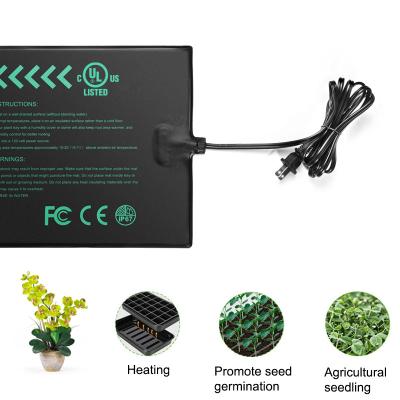 China Garden Accessories Greenhouse 20*20.75inch 40W Plants Seedling Propagation Heat Hydroponic Seedling Heat Mat with Temperature Controller for sale