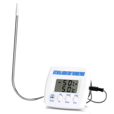 China Free Shipping Super Probe Food ABS Digit Digital Thermometer Temperature Meter BBQ Thermometer Climate Timer for sale