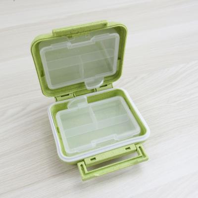 China New-designed Daily Portable Medicine Storage Box 6 Compartments 7 Day Mini Weekly Tablet Travel Pill Organizer for sale