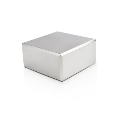 China Industrial Magnet Strong magnet 40x40x20mm N35-52 Rare Earth Material permanent Cube Block rectangular  Neodymium Magnetic for sale