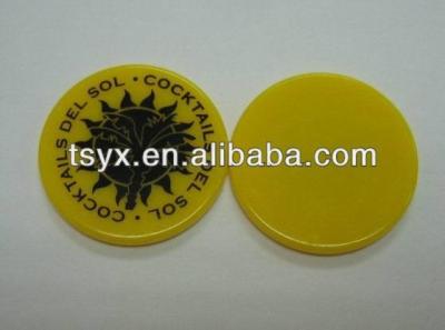 China Recycled Materials Chip, Printing Chips, Plastic Coin for sale