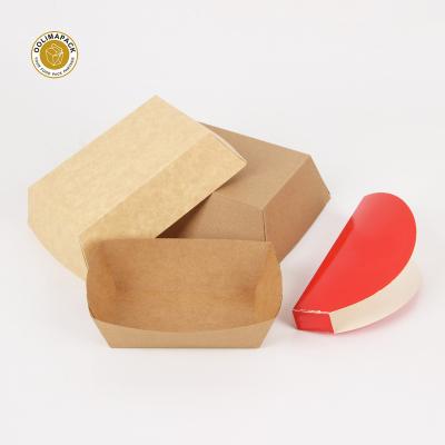 China China Fashion Food Grade Travel Food Tray Packaging Free Sample Hot Disposable Certified Compostable Portable Dog Box Custom Made for sale