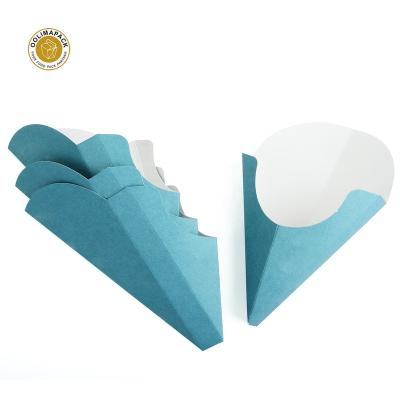 China Disposable Biodegradable Pancake Cone In Packaging Boxes For Food for sale