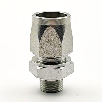 China Aluminum High Quality Reusable Fittings Pipe End Fittings Hydraulic CNC Machining for sale