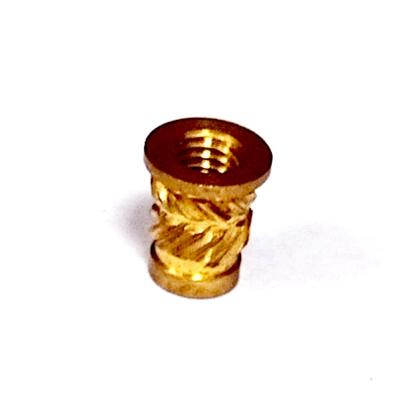 China Heavy Industry Tapered By Types IUB IUC OEM CNC Threaded Insert Thread Machining Brass Knurling Inserts And Heat Inserts Blind Nut for sale