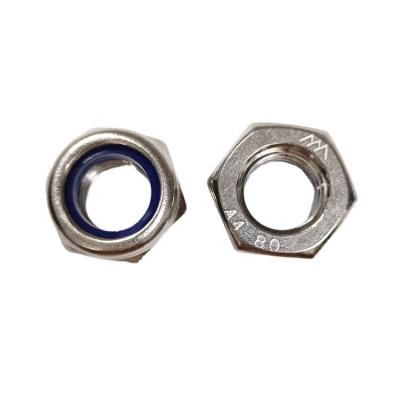 China Heavy Industry Steel304/316 A4 M10 Insert Stainless Nylon Lock Nut for sale