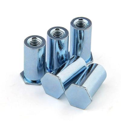 China Heavy Industry Threaded Self Lapping Zinc Plating BSO M3-25 Manufacturing Standoff Blind Size Hexagon Head Nuts Custom for sale