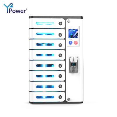 China Y2Power MIA Premium Coin Operated Sanitizing Toll Charging and Indoor UV-C Charging Locker PL-SDC8-Y2 Cabinet for Smart Phone for sale