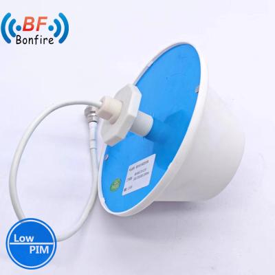 China 1710-2700 3300-4000MHz Wideband Antenna 4G LTE Indoor Omni Ceiling Antenna N Female Type for sale