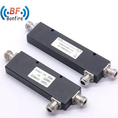 China UHF 300-370MHz 30dB RF Directional Coupler with N Female Connector Customized/Grey for sale