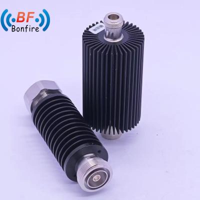 China Grey Attenuator SMA-J/K 5W RF Coaxial Adaptor DC-3800MHz 3-40dB Adjustable Attenuator for sale