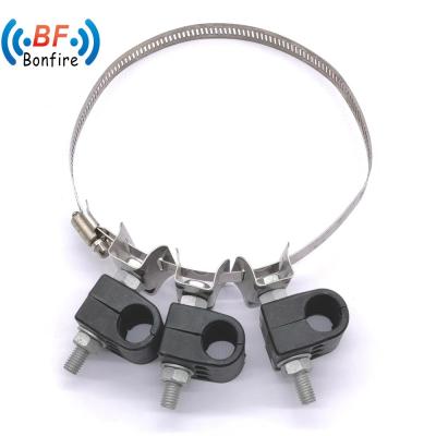 China Package Gross Weight 0.310kg Ring Hoop Type Feeder Cable Clamps see below data table for sale