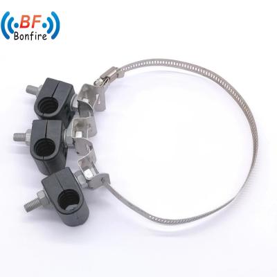 China Cable Aerial Strain Clamp for Overhead Line Dead End Clip in Black Color for sale