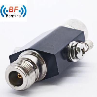 China Grijs RF Coaxial 3G N Mannelijke naar RP-SMA Plug Connector N naar RP-SMA Cable Lightning Arrester Surge Protector Arrester Te koop