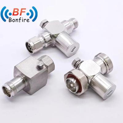 China 698-3800mhn Man Vrouwelijke Bliksemstopper N Plug to N Vrouwelijke Splitsing Coaxiale Bliksemspanning Beschermer 6g Gasbuis Ontladingsstopper Te koop