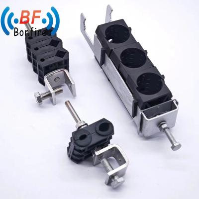 China Black Double Type Feeder Cable Clamp for Customized OEM/ODM Manufacturing Services for sale