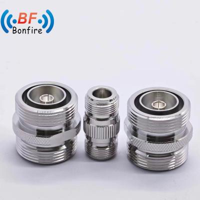 China RF DIN Male Right Angle Connector for 1/2 Coaxial Cable Full RoHS Compliance LJQ-XXXXX for sale