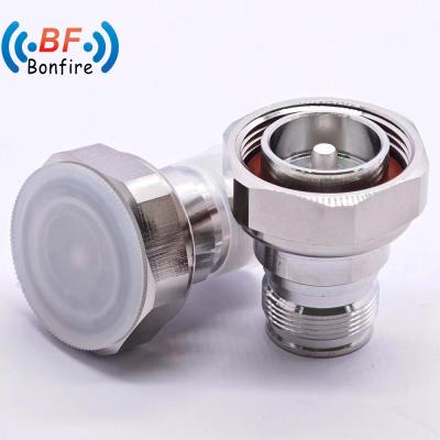 China Waterproof 4.3-10 Male to 7/16 DIN Female RF Adaptor Connector with IP 67 Rating for sale