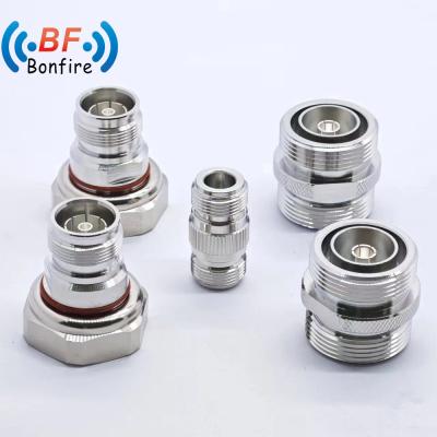 China Conector de cable coaxial de RF Adaptador RF con conector DIN mini 4.3-10 en venta