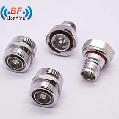 China Conector RF com 7/16 Dinf a 4310f Tipo recto -155dbc DC-4GHz Baixo Vswr Adaptador RF Taxa de resistência à água IP 67 à venda