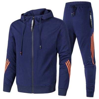 China Breathable Sportswear Tracksuits Male Sweatsuit Gym Clothing, Large Size Tracksuit Men's Running Suits Sport Set for sale