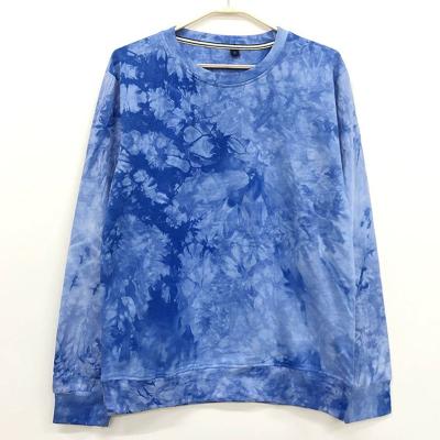 China Promotion White O Neck Anti-pilling Tie Dye Tie Dye Sweater Hoodie Wholesale Mens Womens Girls for sale