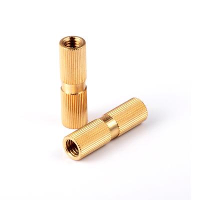 China China PCB Manufacturer Round Threaded Brass Insert CNC Nuts Blind Nuts 8Mm Knurled Brass Nut M3 M4 M6 M8 M10 42Mm for sale