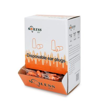 China Disposable Noise Reduction Earplugs With Inner Box Package for sale