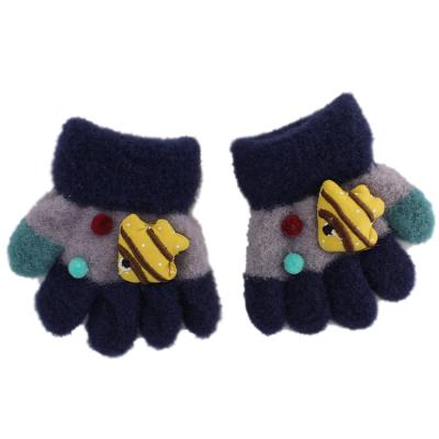 China Soft Children Age 0-18 Months Deep Warm Baby Gloves Winter Plus Velvet Mittens Gloves Accessories for sale