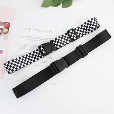 China Hot Selling Cloth Women Waist Outdoor Sport Canvas Adjustable Webbing Belt Nylon Tactical Buckle Plastic Belts Plus Free Size Metal for sale