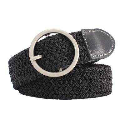 China Casual Belt Braided Elastic Stretch Women's Canvas Casual Belt For Men/Women/Junior 3.2cm Width for sale