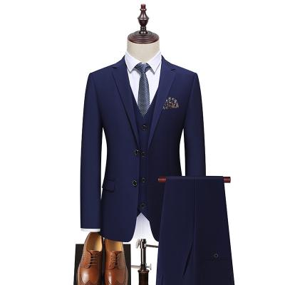 China Latest Anti-wrinkle hot sale design coat breeches men suit suits 3 pieces set suits set for wedding men for sale