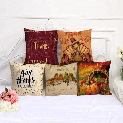 China Wholesale PORTABLE Series Thanksgiving Day Ins. Customized Fashion Home Decoration Pillow Case for sale