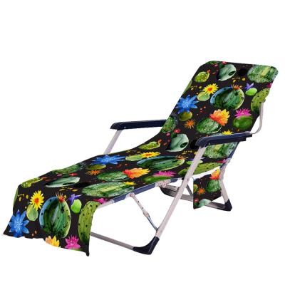 China Microfiber Washable Outdoor Multi-colors Backpack Folding Portable Towel Beach Chair Cover for sale