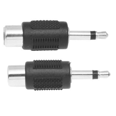 China Speaker Mono Stereo 1/8 Inch 3.5mm Male Plug To RCA Female AV Adapter Connector RCA To 3.5 for sale