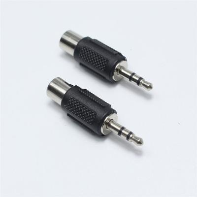 China Speaker Mono Stereo 1/8 Inch 3.5mm Male Plug To Female Connector 3 Pole RCA AV Adapter RCA AV To 3.5mm for sale