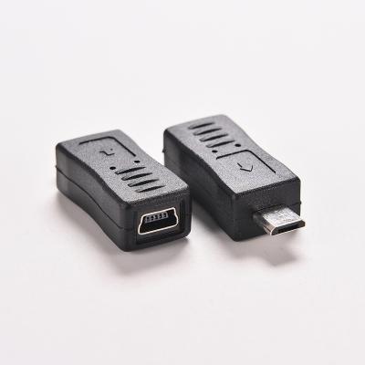 China Mobile Phone Micro USB Male To Mini Female Micro USB To Mini USB Adapter Connector Converter Adapter For MP3 Mobile Phones for sale