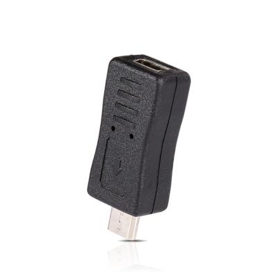 China Wholesale High Quality Mobile Phone PC Latop USB Micro Female To Mini USB Male Adapter Connector Converter Adapter For PC Phone Cables for sale