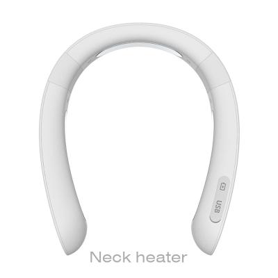 China New Heat Protection Lazy Neck Lazy Hanging Fan Led Hands Outdoor Sports Mini Rechargeable Air USB Mini Neck Heater Portable Hanging Fan for sale