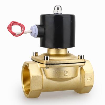 China 2W 2in AC110V General Water Gas Normally Closed Brass Solenoid Valve | 220V/DC24V | 12V for sale