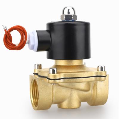 China 2W 1in AC110V General Water Gas Normally Closed Brass Solenoid Valve | 220V/DC24V | 12V for sale