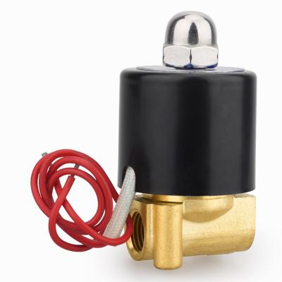 China 1/4in AC110V General Normally Closed Brass Valvel | 220V DC24V | 12V water gas soenoid 2W for sale