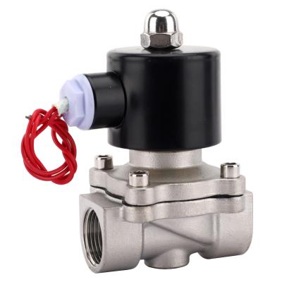 China General Normally Closed Stainless Steel 2WB 3/4in AC110V Water Solenoid Valve | 220V/DC24V | 12V for sale