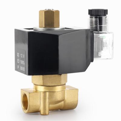 China General 2 W-K Normally 3/8in AC110V Water Gas Open Brass Solenoid Valve | 220V/DC24V | 12V for sale