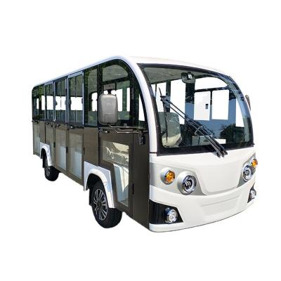 China New AH-Y17 Enclosed 17 Seats Electric Sightseeing Bus Sightseeing Bus Factory Outlet for sale