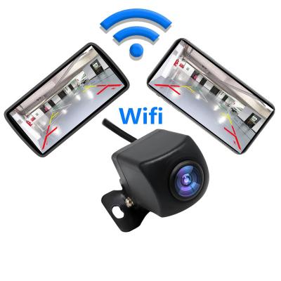 China Mini HD Rearview Waterproof Car Backup Camera Smart Reversing Wifi Wireless Camera for sale