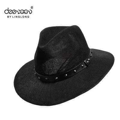 China Sun-protect OEM Summer Wide Brim Panama Hats Men Wholesale Panama Hat for sale