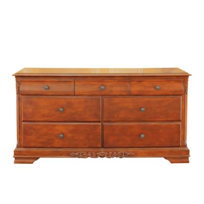 China Six drawers. All Six Drawers Bedroom Dresser Wood Furniture From Solid Wood + Cherry Cutout Frame Professional Manufacturer for sale